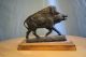 Skulptur,  Figur Wildschwein,  Wildsau Metall ? Gewicht 1,  5 Kg 1950-1999 Bild 2