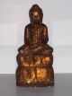 Antique Antiker Buddha Wooden Burma Statue Figure Sculpture Skulptur Asian Art Entstehungszeit nach 1945 Bild 1
