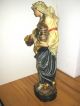 Holzschnitzerei,  Heilige Dorothea,  60 Cm,  Südtirol Skulpturen & Kruzifixe Bild 3