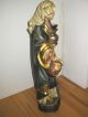 Holzschnitzerei,  Heilige Dorothea,  60 Cm,  Südtirol Skulpturen & Kruzifixe Bild 5