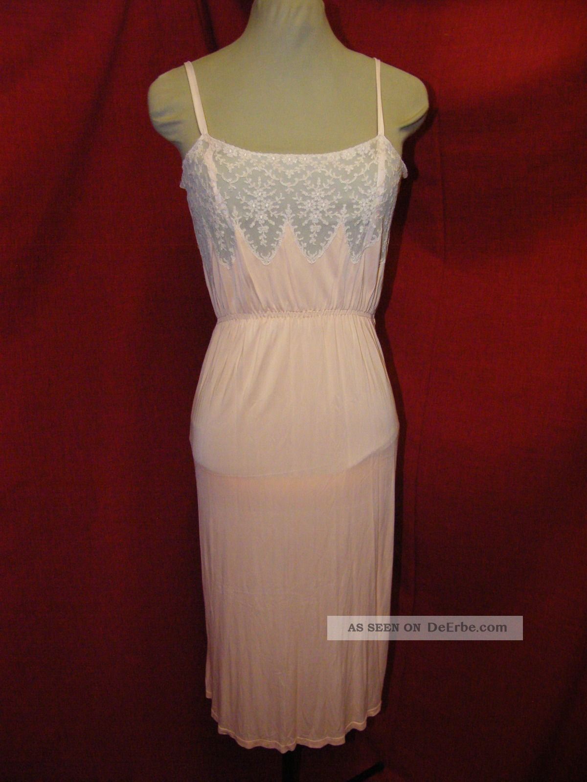 Wunderschönes,  30er Jahre Unterkleid.  Zart. Kleidung Bild
