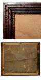 1880 Antik 29x35 Eiche Holz Rahmen Bilder Foto Grafik Bilderrahmen Glas RÜckwand Rahmen Bild 1
