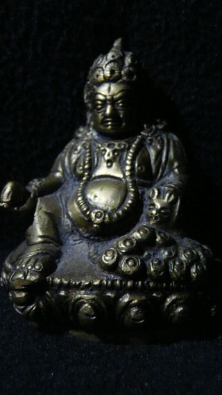 Alte Buddhistische Gottheit,  Bronze,  Massiv,  Schwer - Tibet,  Nepal,  Buthan,  Himalaya Bild
