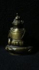 Alte Buddhistische Gottheit,  Bronze,  Massiv,  Schwer - Tibet,  Nepal,  Buthan,  Himalaya Entstehungszeit nach 1945 Bild 2