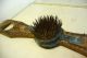 Nr.  4537.  Alter Flachsrechen Flachskamm Old Flax Rake / Wooden Comb Brush Bauer Bild 1