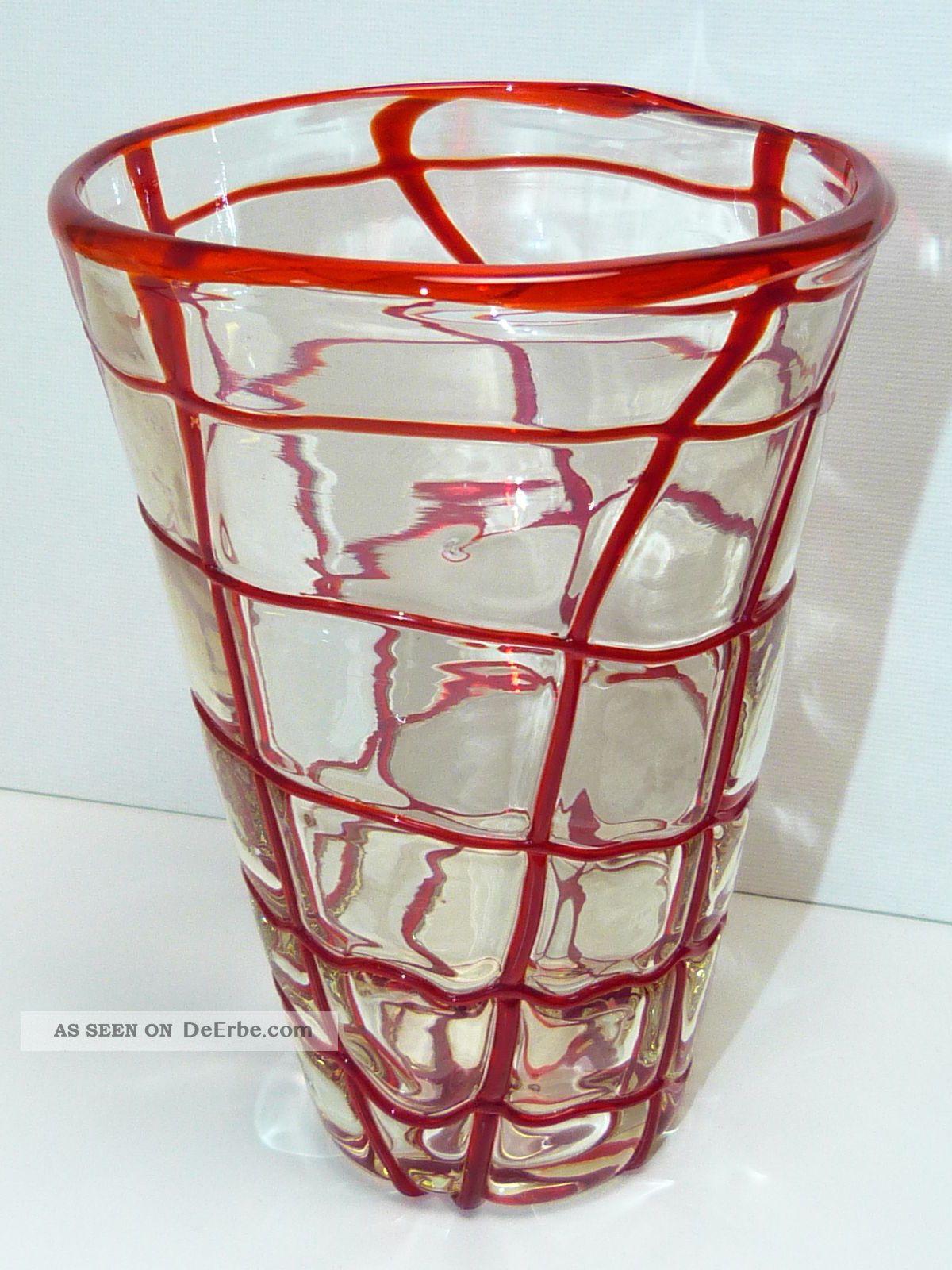 Design Gals Vase Murano Venini Simone Cenedese Streifenvase