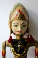 Indonesische Wayang Golek Puppe Stabfigur Marionette Aus Bemaltem Holz & Stoff Entstehungszeit nach 1945 Bild 5