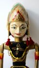 Indonesische Wayang Golek Puppe Stabfigur Marionette Aus Bemaltem Holz & Stoff Entstehungszeit nach 1945 Bild 6