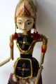 Indonesische Wayang Golek Puppe Stabfigur Marionette Aus Bemaltem Holz & Stoff Entstehungszeit nach 1945 Bild 7