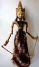Indonesische Wayang Golek Puppe Stabfigur Marionette Aus Bemaltem Holz & Stoff Entstehungszeit nach 1945 Bild 3