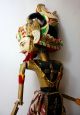 Indonesische Wayang Golek Puppe Stabfigur Marionette Aus Bemaltem Holz & Stoff Entstehungszeit nach 1945 Bild 4