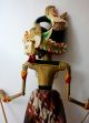 Indonesische Wayang Golek Puppe Stabfigur Marionette Aus Bemaltem Holz & Stoff Entstehungszeit nach 1945 Bild 8