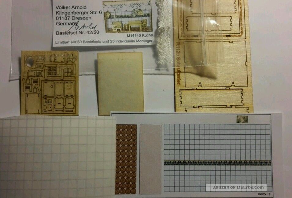 Chance Möglichkeit M14140 Küche Nr.  43/50 Box Zubehör Scheibe M1:144 Bastelset Objekte nach 1945 Bild