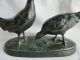 Große Alte Bronze Figur 10,  8 Kg Fasanen - Paar V.  Prof.  Poertzel Jagd (nr.  87) Bronze Bild 2