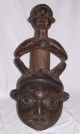 Holzmaske Holzhelm Afrika Kunst Art Stammeskunst Ritual Maske Entstehungszeit nach 1945 Bild 4