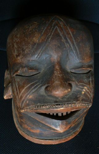 Maske Massivholz Makonde Tanzania Handarbeit Bild