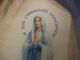 Altes Vintage Lourdes Our Lady Immaculate Conception Apparrition Poster Picture Religiöse Volkskunst Bild 2