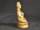 Sammlung China Alte Kupfer&vergoldete Handarbeit Kwanyin Skulptur Selten 18.  Jhd Asiatika: China Bild 1
