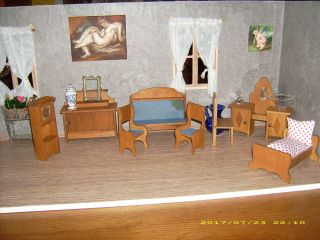 Puppenstuben Möbel : Süße,  Alte Puppenstuben Möbel - - Vor 1945 Bild