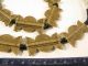 Schöner Strang Messingperlen Gelbguß Brass Beads Baule Akan Baoule Afrozip Entstehungszeit nach 1945 Bild 2