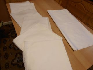 Alte Große Handtücher Aus Leinen 6 Stück Mit Borde Bild