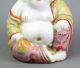 Selten Skulptur Handbemalt Buddha Aus Porzellan China Wohl 19.  Jhd Asiatika: China Bild 2