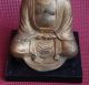 Alte Buddha Figur Antik Skulptur Messing Bronze Rarität Tibet Antique Figure Old Entstehungszeit nach 1945 Bild 4