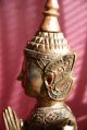 88 Cm Buddha Figur Skulptur Holz Antik Tempel Thailand Tibet Indien Handgemacht Entstehungszeit nach 1945 Bild 11