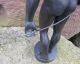 Küchler Rudolf 1867 - 1954 Bronze Figur / Skulptur Degenfechter / Mann Degen 1900 Bronze Bild 4