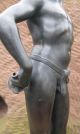 Küchler Rudolf 1867 - 1954 Bronze Figur / Skulptur Degenfechter / Mann Degen 1900 Bronze Bild 5