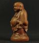 Schöne Skulptur Buddha,  Bodhisattva Aus Buchsbaum Holz,  Boxwood China Um 1900 Holzarbeiten Bild 1
