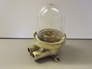Schiffslampe Messing Wandlampe Bootslampe Lampe Mit Glas Bunkerlampe Bild