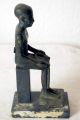 Wunderschöne Kleine Bronzefigur Eines Ägyptischen Gelehrten Unsigniert Um 1960 1950-1999 Bild 3