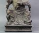 Große Skulptur Holz Masse Gefasst Kaiser Herrscher Auf Thron China Um 1900 Asiatika: China Bild 2