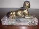 Sphinx Bronze Marmorsockel Briefbeschwerer Bronze Bild 5
