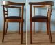 Armlehnstuhl Mit Polster Dunkel Bauhaus Gropius Art Deco Stuhl Holzstuhl Antik Stühle Bild 3