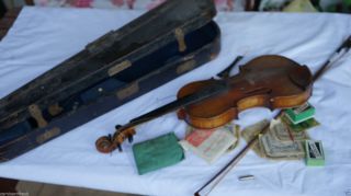 Violine /geige Alt Mit Koffer Bild
