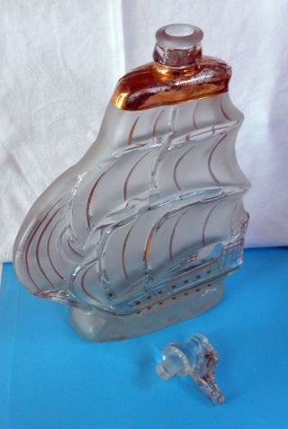 Flasche In Form Eines Segelschiffes Gewicht 1,  8kg Bild