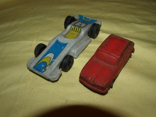 Blech Plaste Gummi Modell Auto Spielzeug Alt Renault Rar Selten Car Toy Bild