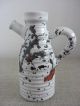 Keramik Fat Lava Vase Rot - Schwarz - Weiß 70er Jahre Emons Scheurich Roth Pottery 1970-1979 Bild 1