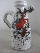 Keramik Fat Lava Vase Rot - Schwarz - Weiß 70er Jahre Emons Scheurich Roth Pottery 1970-1979 Bild 8