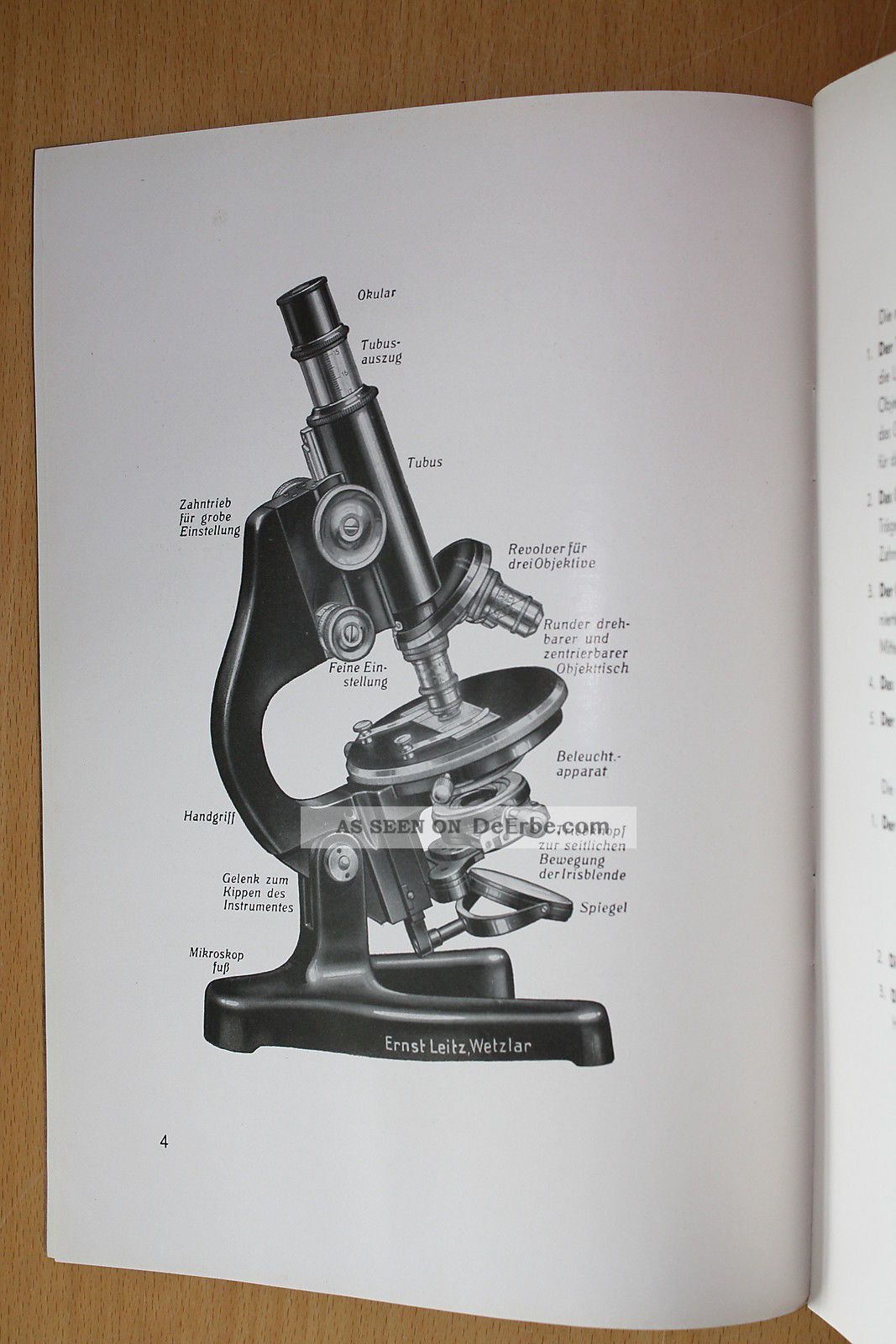 Leitz: Das Mikroskop Und Seine Anwendung,  1941 Wissenschaftliche Instrumente Bild