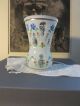 Prächtiges Böhmisches Glas,  Vase,  Handgemaltes Blumen Dekor,  Um 1880 Glas & Kristall Bild 1