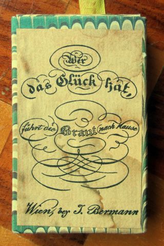 Kartenspiel: Wer Das Glück Hat,  Führt Die Braut Heim 1820,  Reprint 1970 (?) Bild