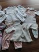 Alte Puppenkleidung /baby Kleidung Gr.  Ca.  60cm Strick,  Weißwäsche,  Kleidchen Original, gefertigt vor 1970 Bild 3