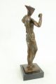 Bronze Skulptur Kunst Surrealistischer Engel Hommage Dali Leichte Gebrauchspuren Bronze Bild 1