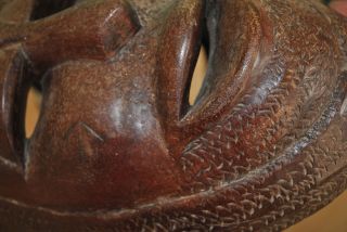 Afrikanische Stammes - Maske Ritual Antik Bild