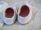 Alte Puppenkleidung Schuhe Vintage White Sneaker Shoes Socks 40 Cm Doll 5 1/2 Cm Original, gefertigt vor 1970 Bild 4