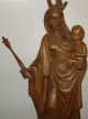 Holzschnitzerei Oberammergau Madonna Mit Kind Wandfigur Skulpturen & Kruzifixe Bild 1
