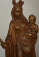 Holzschnitzerei Oberammergau Madonna Mit Kind Wandfigur Skulpturen & Kruzifixe Bild 4